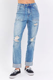 Cuffed or Uncuffed Relaxed Jeans