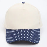 Polka Dot Hat Navy