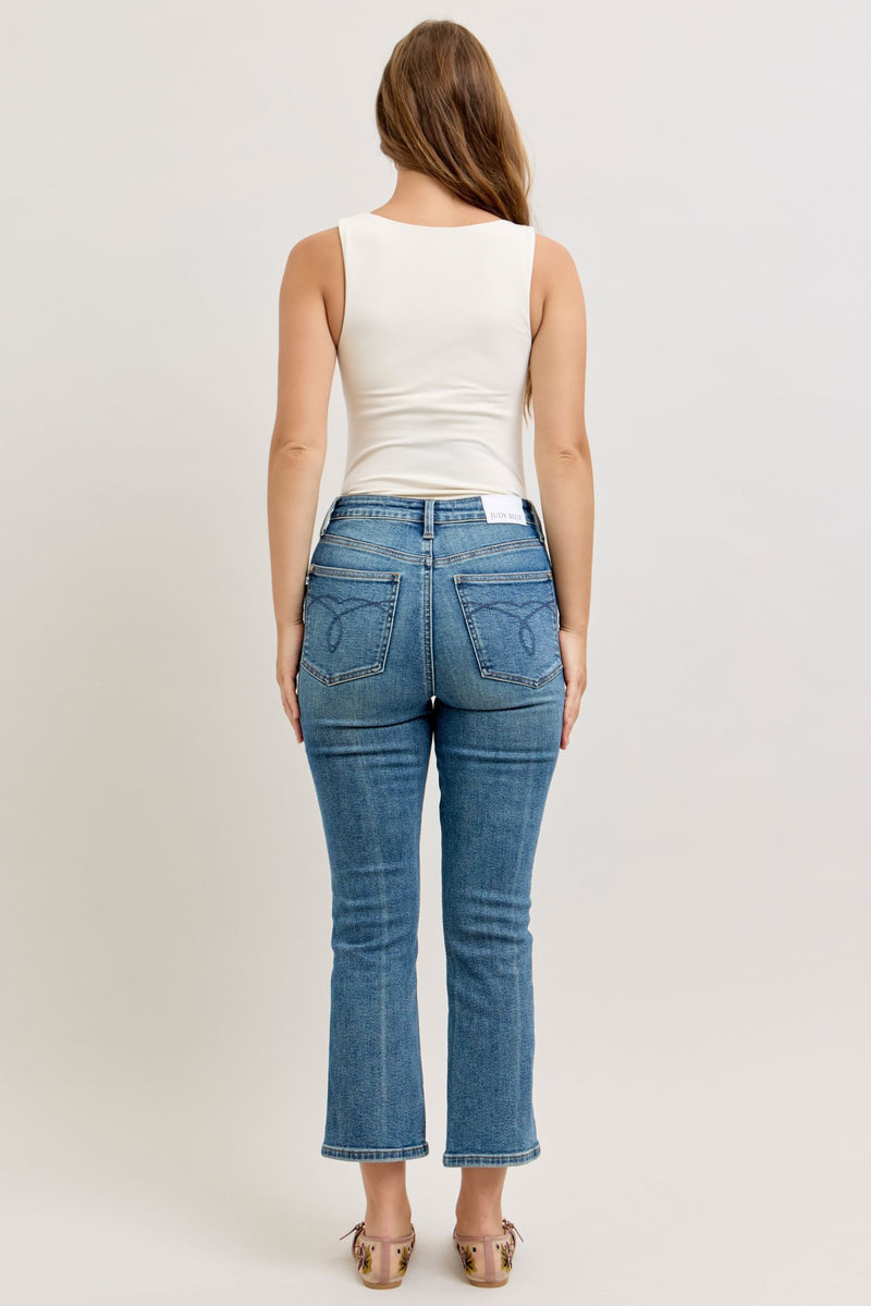 Kick Flare Tummy Control Jeans