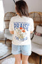Praise The Lord Graphic Tee - Ivory: Small