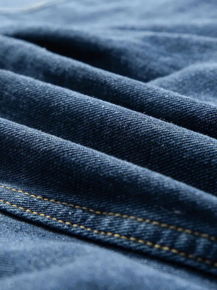 Dark Button Denim Jacket