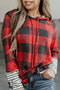 Holiday Plaid Striped Top