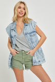 Oversized Denim Vest