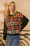 Square Front Sweater Top