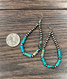 Bambaoo Gemstone & Navajo Pearl, Drop Earrings