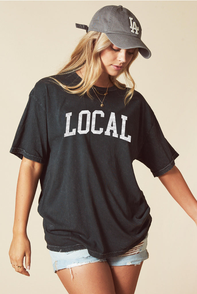 LOCAL Mineral Oversized Graphic Top
