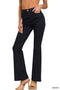 High Rise Bootcut Black Pants