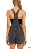 Adjustablew Washed Knot Strap Rompers