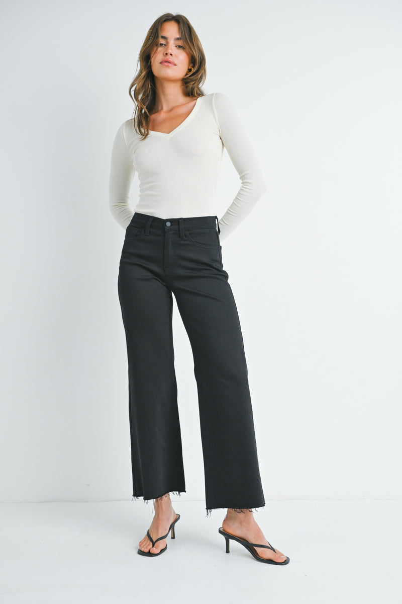Payton Slim Wide Leg Jean