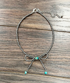 Handmade Navajo Gemstone Tie Necklace