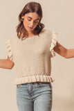 Boat Netck Lighteight Knit Sweater