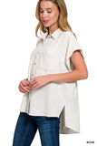Woven Airflow Button Shirt