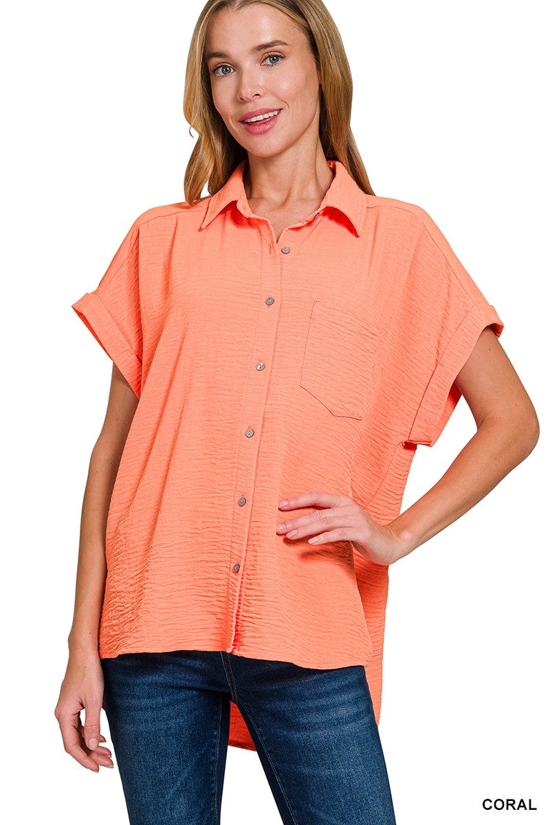 Woven Button Down Shirts
