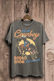 Cowboy Rodeo Show Graphic Top