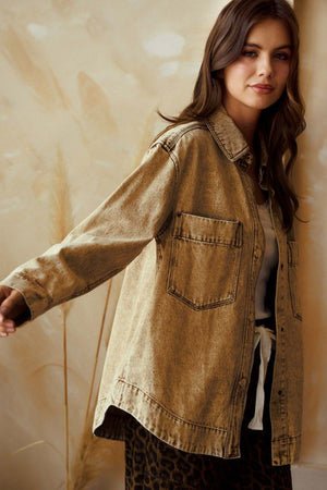Vintage Washed Pocket JAcket