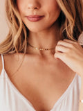 14K Gold Plated Disc Necklace