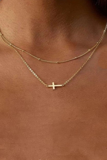 Stainless Steel Cross Necklace