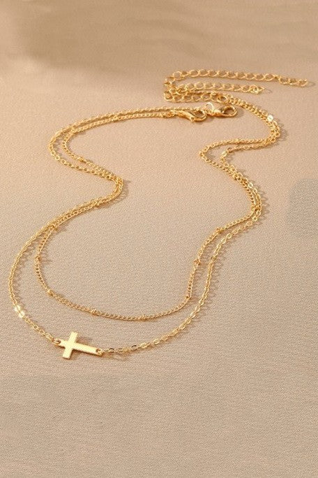 Stainless Steel Cross Necklace