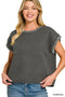 Stitch Sweater Vest Charcoal