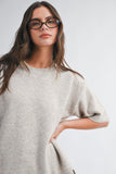 Short Sleeve Knit Sweater