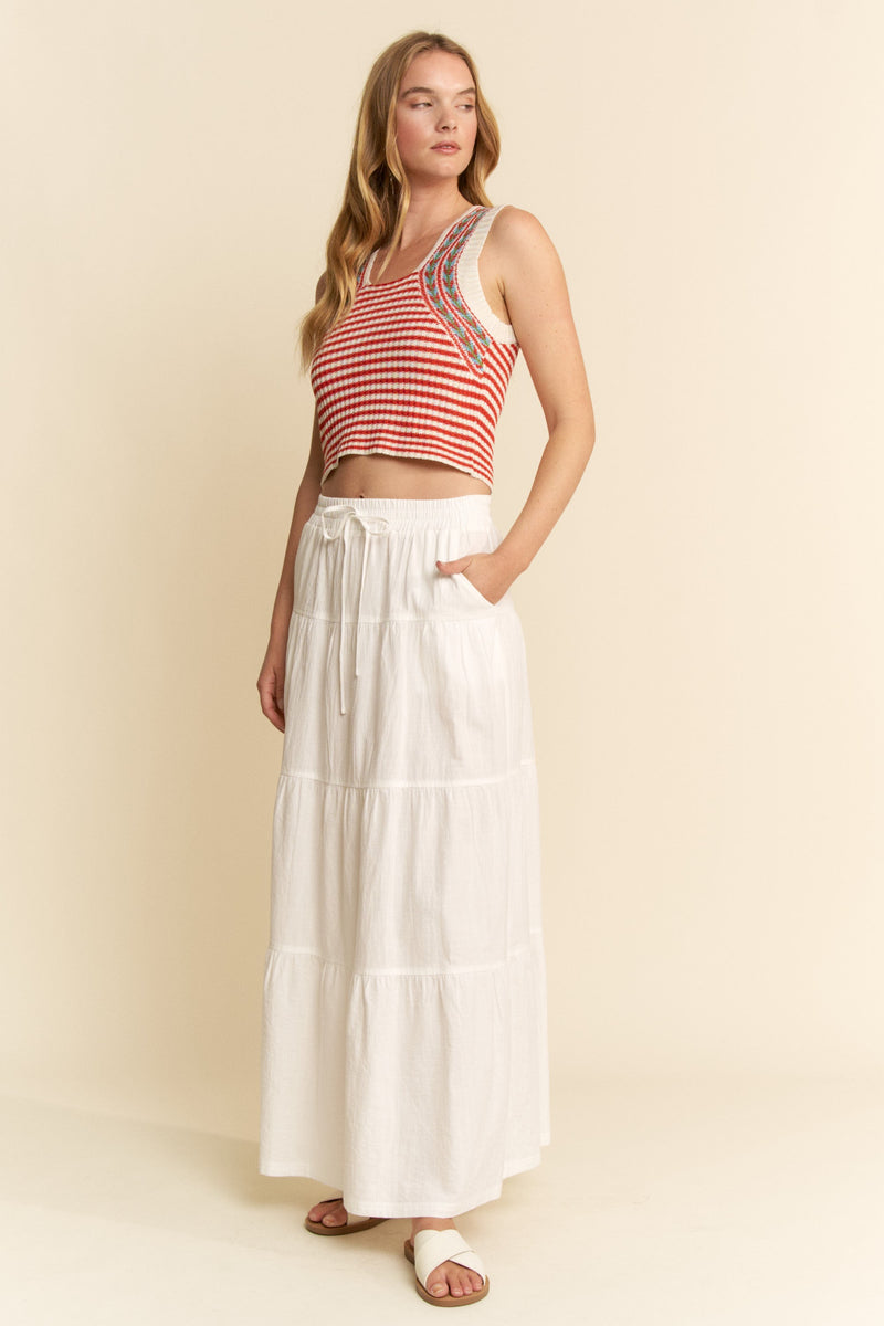 Linen Maxi Skirt