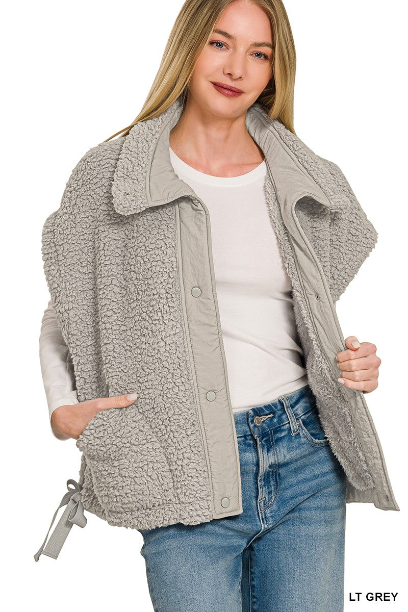 Oversized Faux Fur Vest