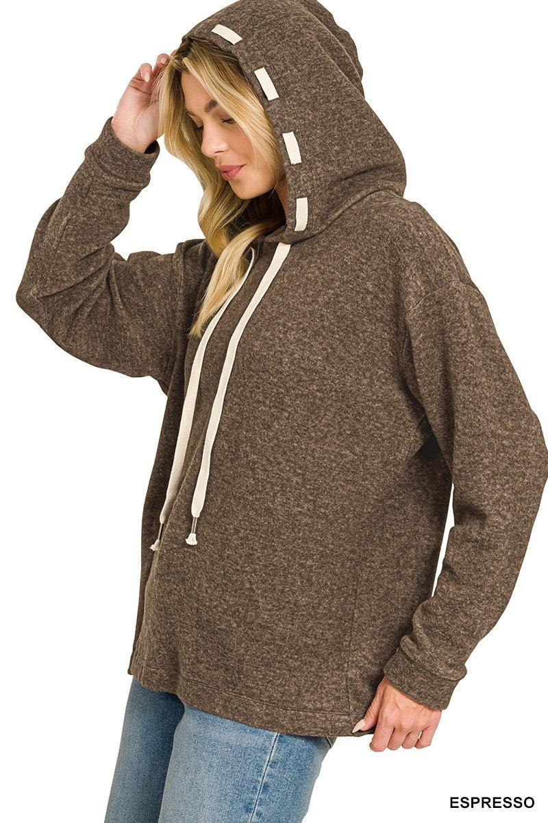 Soft Brushed Hacci Hoodie