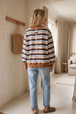 Oversized Striped Sweatshirt