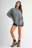 Mock Neck Long Sleeve Top