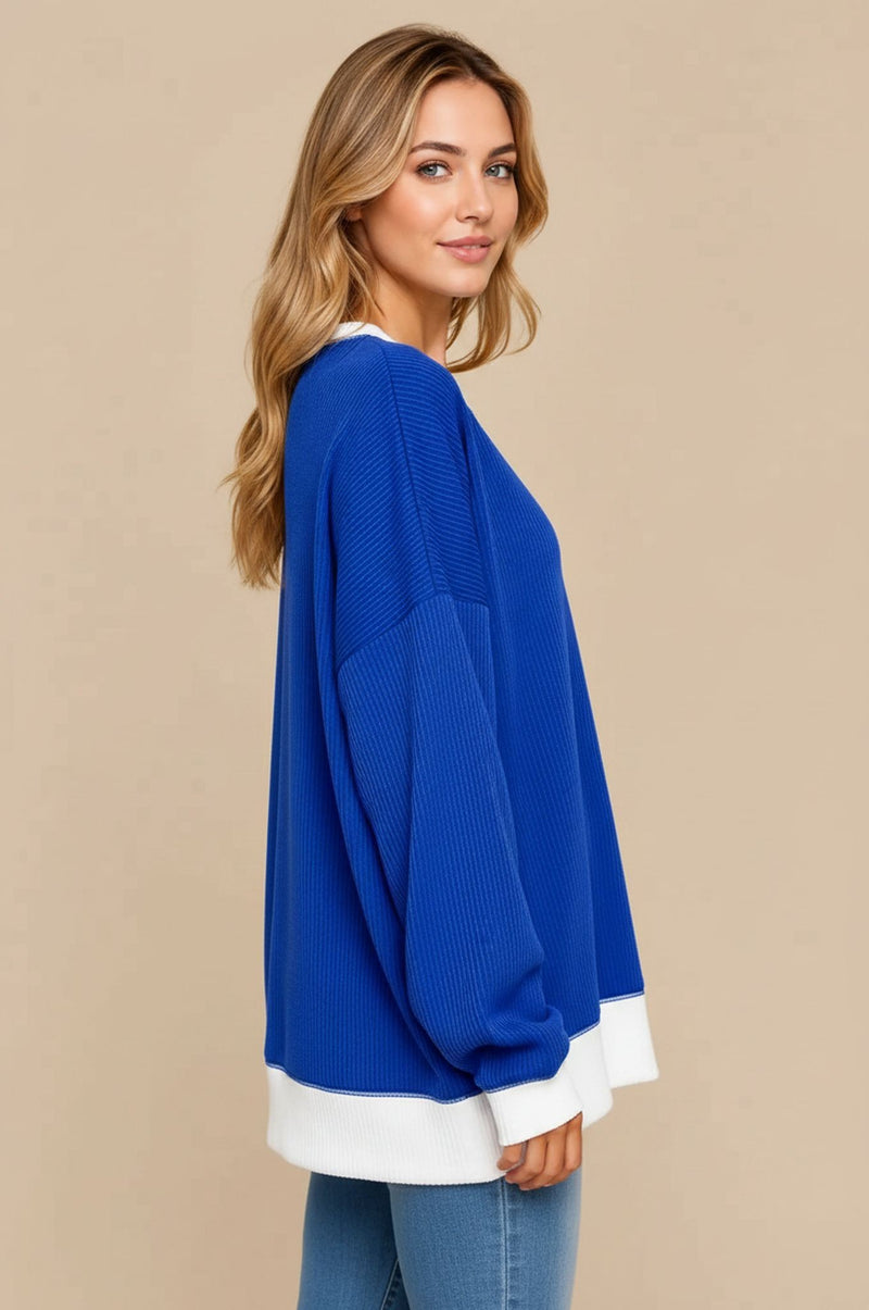 Oversized Ribbed Tunic