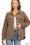 Oversized Basic Fleece Shacket