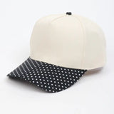 Polka Dot Hat Black