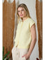 Raw Edge Sleeveless Lightweight Cardigan