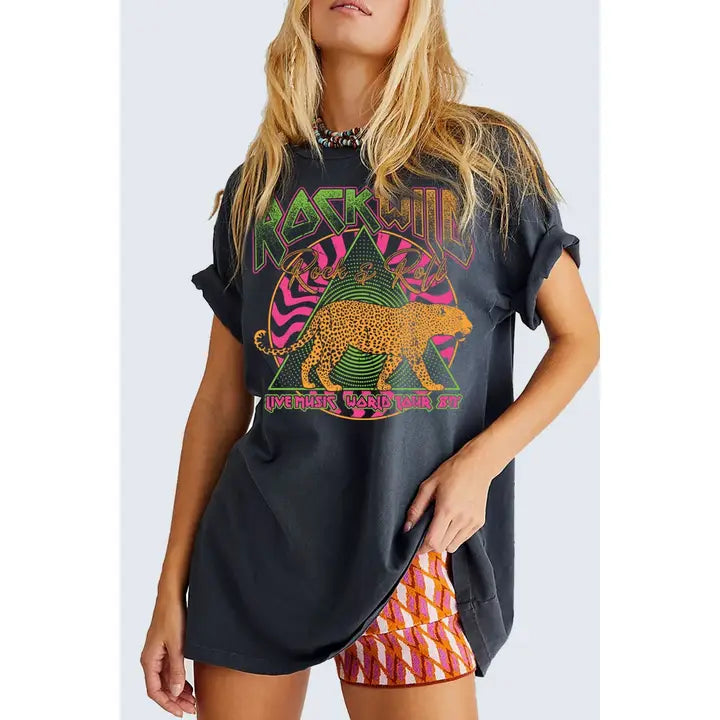 Rock Wild Oversized Tee
