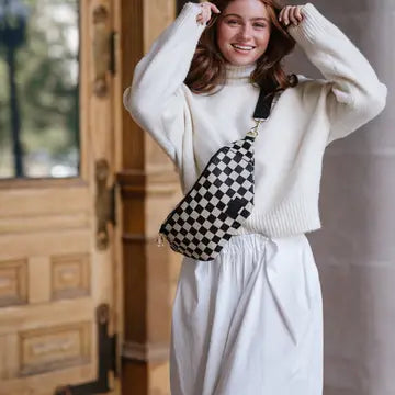 Avril Patterned Oversized Belt Bag