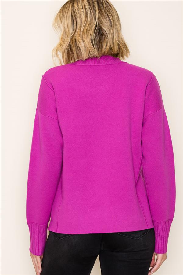 Hollie Mock Neck Sweater