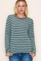 Sage Striped Sweater