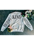 Being Kind Matters Oatmeal Sweatshirt