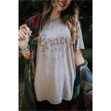 Amazing Grace Solid Tan Tee