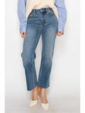 Lucie High Rise Straight Leg Jeans