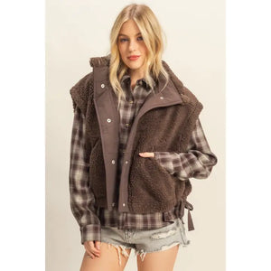 Cozy Sherpa Vest Jacket