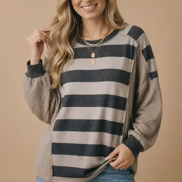 Wide Stripe Top