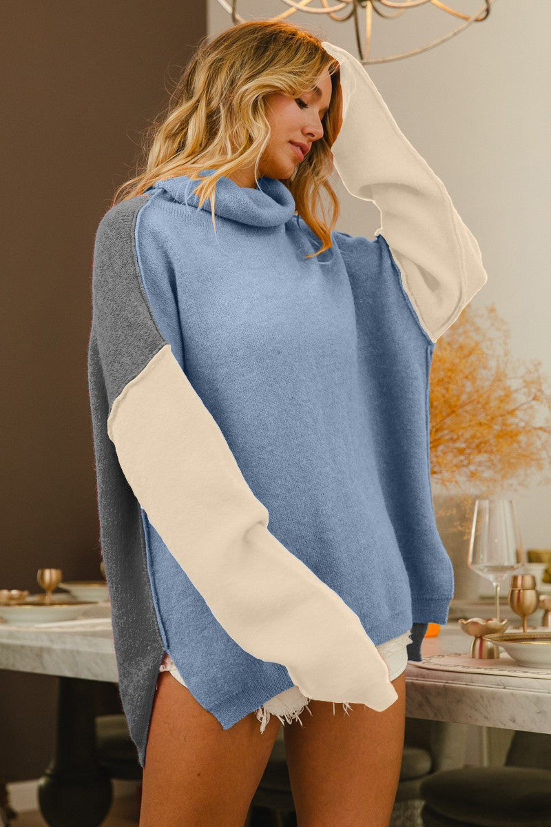 Nessa Color Block Sweater
