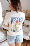 Praise The Lord Graphic Tee - Ivory: Extra Large