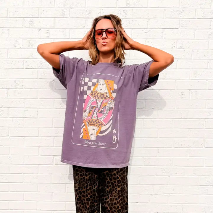 Queen of Hearts Tee