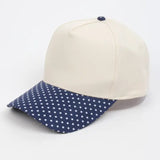 Polka Dot Hat Navy