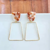 Ariana Earrings- Rust