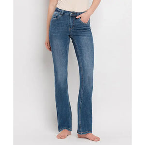 Livvie Mid Rise Bootcut Jeans