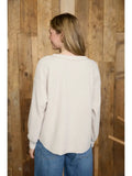 Buttoned Henley Top