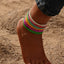 Boho Beaded Anklet Set